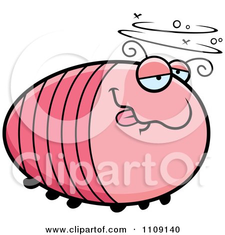 Clipart Chubby Drunk Grub - Royalty Free Vector Illustration by Cory Thoman