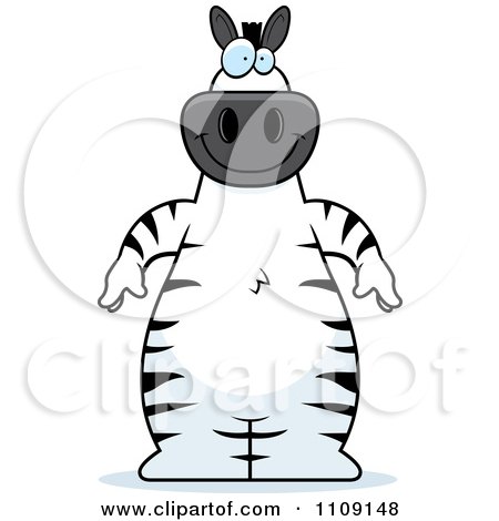 Clipart Zebra - Royalty Free Vector Illustration by Cory Thoman