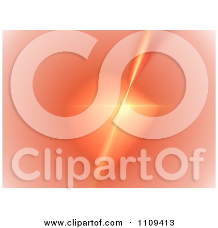 Clipart Orange Background With A Streak Of Light - Royalty Free Illustration by oboy