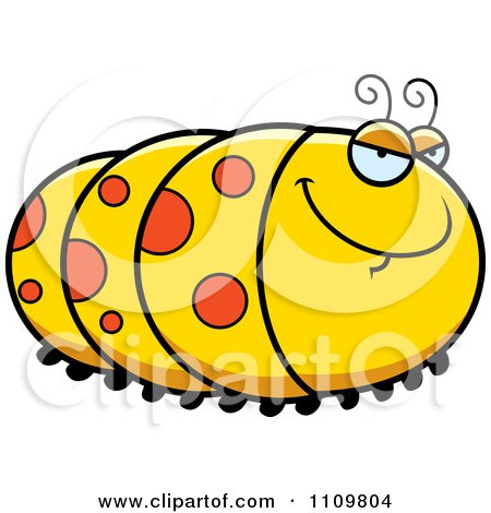 Clipart Sly Caterpillar - Royalty Free Vector Illustration by Cory Thoman