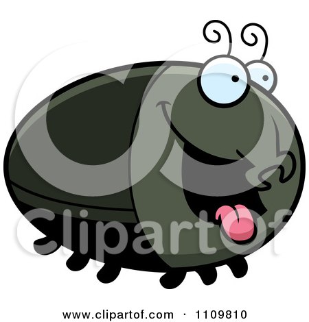 Clipart Hungry Beetle - Royalty Free Vector Illustration by Cory Thoman