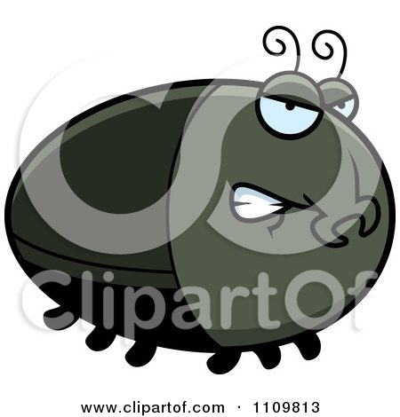 Clipart Angry Beetle - Royalty Free Vector Illustration by Cory Thoman