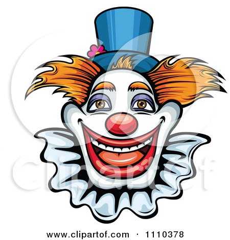 Clipart Friendly Happy Clown - Royalty Free Vector Illustration by Vector Tradition SM