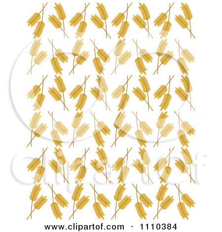 Clipart Seamless Wheat Background Pattern 2 - Royalty Free Vector Illustration by Vector Tradition SM