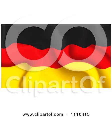 Clipart Crumpled German Flag - Royalty Free Vector Illustration by MilsiArt