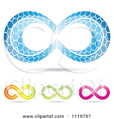 Clipart Colorful Infinity Symbols 2 - Royalty Free Vector Illustration by cidepix