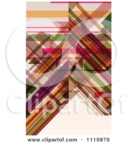 Clipart Abstract Background Of Streaks - Royalty Free Vector