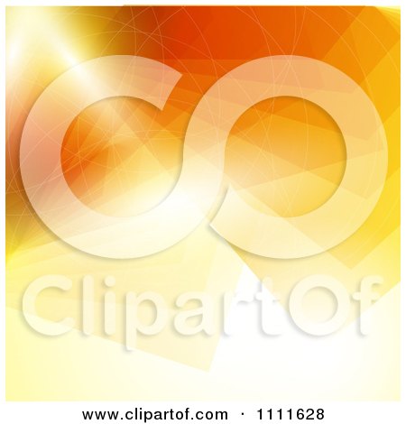 Clipart Abstract Orange Ray Background With Flares - Royalty Free Vector Illustration by KJ Pargeter