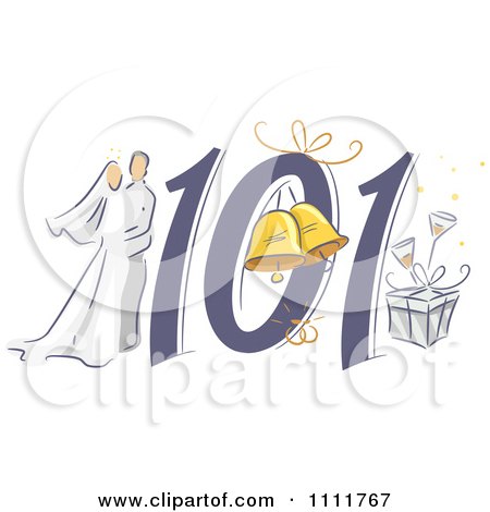 Clipart Wedding Planning 101 Icon - Royalty Free Vector Illustration by BNP Design Studio