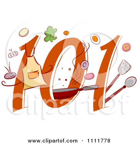 Clipart Cooking 101 Icon - Royalty Free Vector Illustration by BNP Design Studio