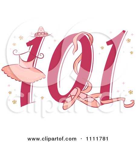 Clipart Ballet 101 Icon - Royalty Free Vector Illustration by BNP Design Studio