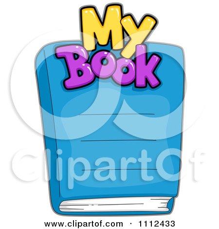 Clipart My Book Text Over A Cover - Royalty Free Vector Illustration by BNP Design Studio