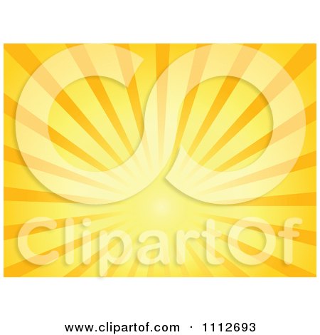Clipart Burst Of Sun Rays - Royalty Free Vector Illustration by visekart