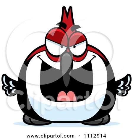 Clipart Sly Woodpecker Bird - Royalty Free Vector Illustration by Cory Thoman