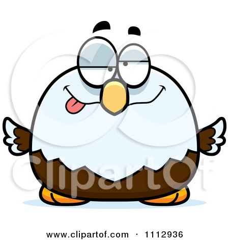 Clipart Dumb Bald Eagle - Royalty Free Vector Illustration by Cory Thoman