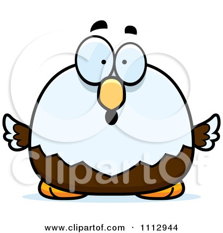 Clipart Surprised Bald Eagle - Royalty Free Vector Illustration by Cory Thoman