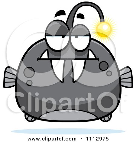 Clipart Bored Viperfish - Royalty Free Vector Illustration by Cory Thoman
