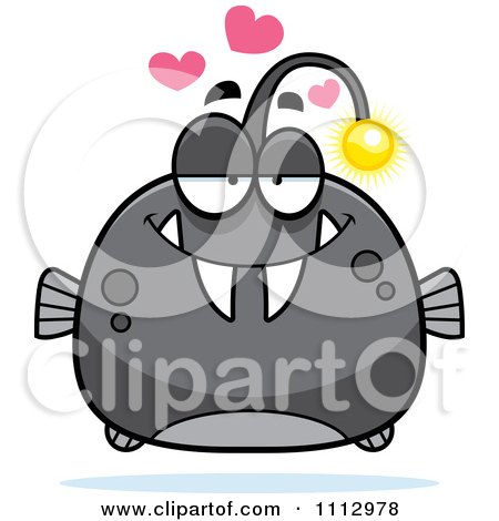 Clipart Viperfish In Love - Royalty Free Vector Illustration by Cory Thoman