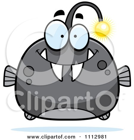 Clipart Happy Smiling Viperfish - Royalty Free Vector Illustration by Cory Thoman