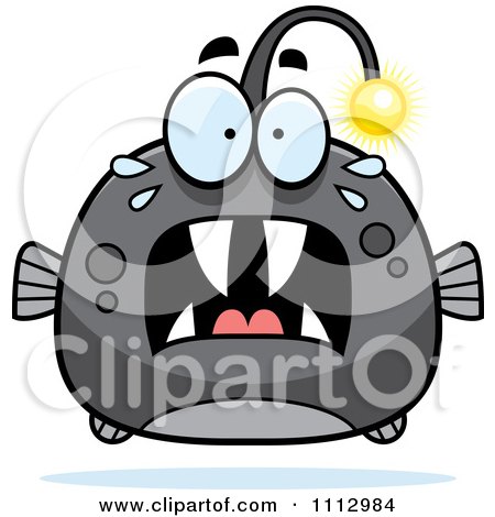 Clipart Frightened Viperfish - Royalty Free Vector Illustration by Cory Thoman