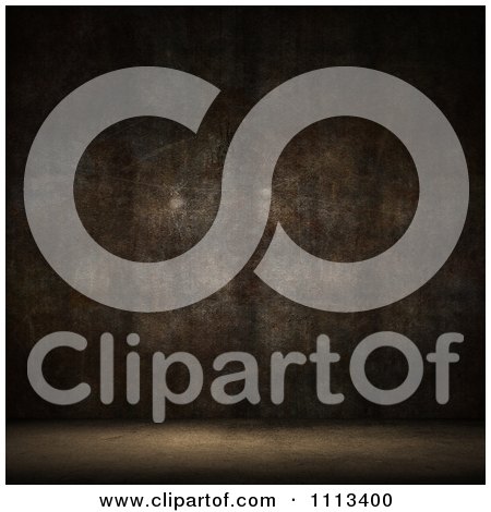 Clipart 3d Dark Interior With A Cement Wall - Royalty Free CGI Illustration by KJ Pargeter