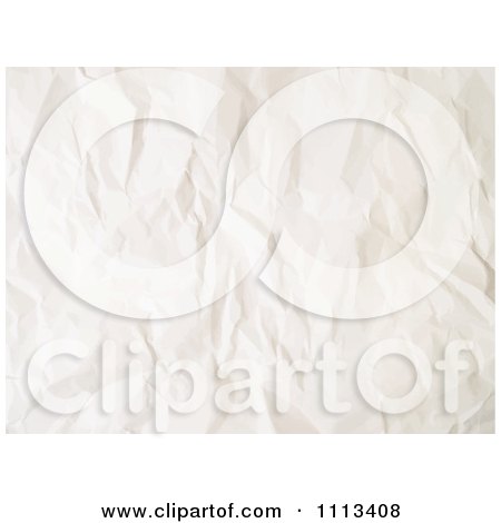 Clipart Crumpled Paper Background - Royalty Free Vector Illustration by KJ Pargeter