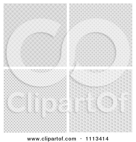 Clipart Gray Patterned Backgrounds - Royalty Free Vector Illustration by KJ Pargeter