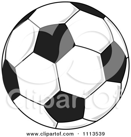 Clipart Soccer Ball - Royalty Free Vector Illustration by djart