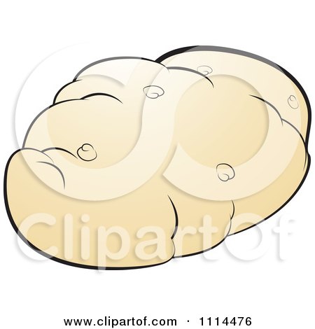 Clipart Potato - Royalty Free Vector Illustration by Lal Perera