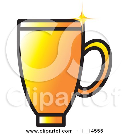 Clipart Golden Cup - Royalty Free Vector Illustration by Lal Perera