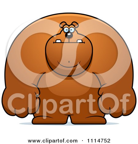Clipart Buff Bear - Royalty Free Vector Illustration by Cory Thoman