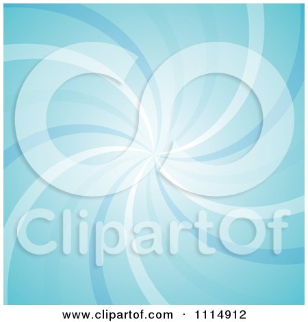Clipart Retro Blue Swirl Background - Royalty Free Vector Illustration by dero