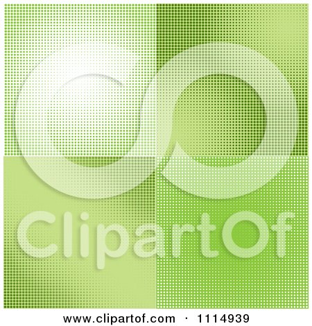 Clipart Green Dot Grain Backgrounds - Royalty Free Vector Illustration by dero