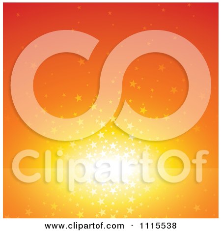 Clipart Orange Starburst Background 1 - Royalty Free Vector Illustration by dero