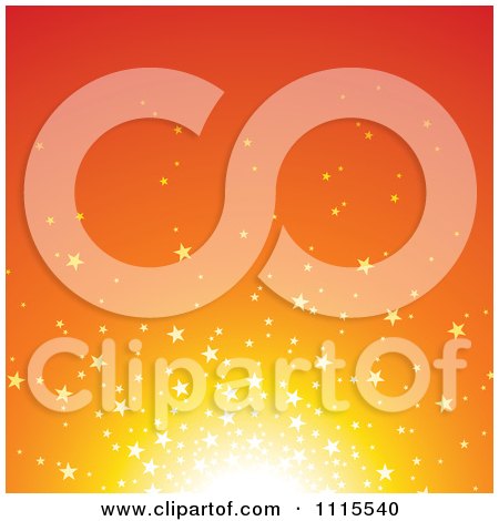 Clipart Orange Starburst Background 2 - Royalty Free Vector Illustration by dero