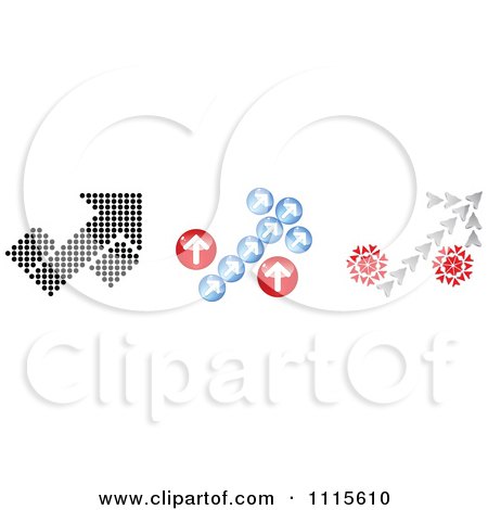Clipart Arrow Percent Design Elements - Royalty Free Vector Illustration by Andrei Marincas