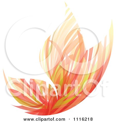 Clipart Abstract Red Butterfly - Royalty Free Vector Illustration by elena
