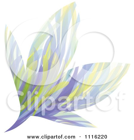 Clipart Abstract Purple Flower - Royalty Free Vector Illustration by elena