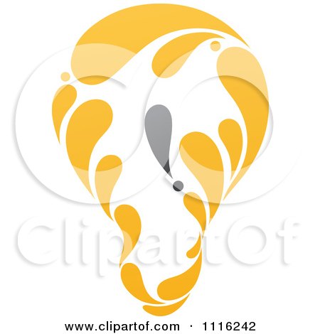 Clipart Exclamation Point Light Bulb 2 - Royalty Free Vector Illustration by elena