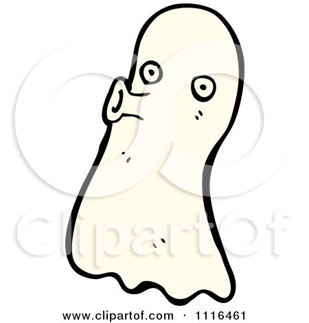 Clipart Halloween Haunt Spook Ghost 3 - Royalty Free Vector Illustration by lineartestpilot