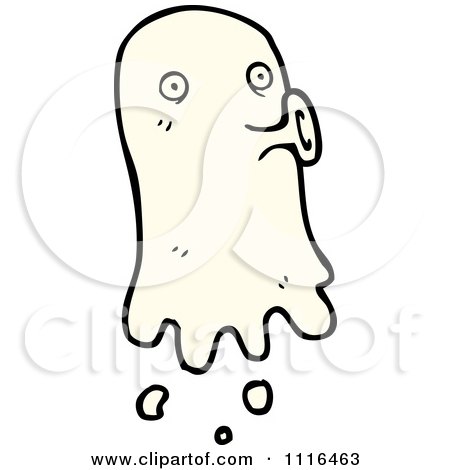 Clipart Halloween Haunt Spook Ghost 5 - Royalty Free Vector Illustration by lineartestpilot