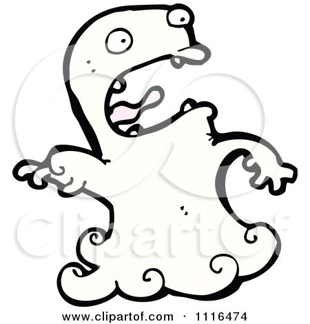 Clipart Halloween Haunt Spook Ghost 9 - Royalty Free Vector Illustration by lineartestpilot