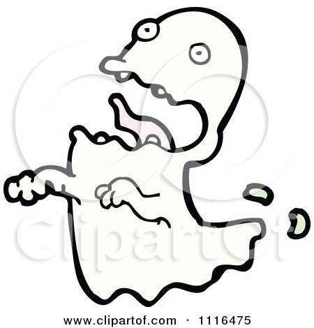 Clipart Halloween Haunt Spook Ghost 10 - Royalty Free Vector Illustration by lineartestpilot