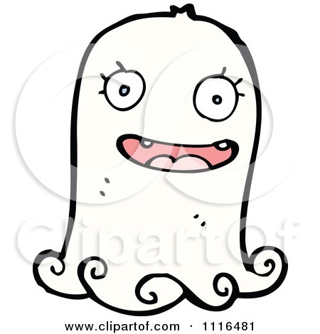 Clipart Halloween Haunt Spook Ghost 14 - Royalty Free Vector Illustration by lineartestpilot