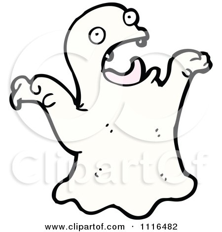 Clipart Halloween Haunt Spook Ghost 15 - Royalty Free Vector Illustration by lineartestpilot
