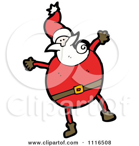 Clipart Christmas Santa Claus 2 - Royalty Free Vector Illustration by lineartestpilot