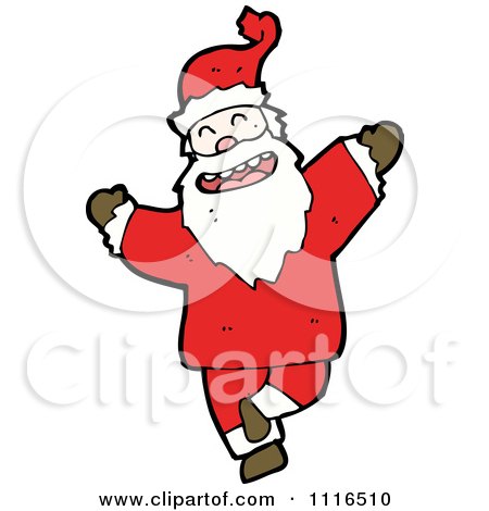 Clipart Christmas Santa Claus 3 - Royalty Free Vector Illustration by lineartestpilot
