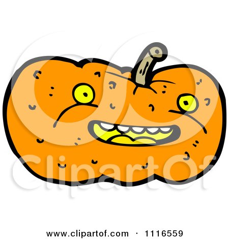 Clipart Halloween Jackolantern Pumpkin 2 - Royalty Free Vector Illustration by lineartestpilot