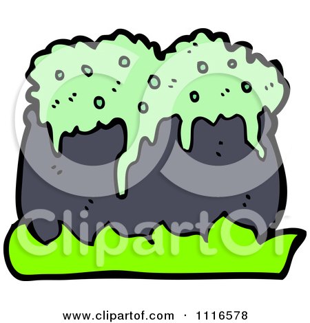 Clipart Boiling Witch Cauldron With Green Flames 1 - Royalty Free Vector Illustration by lineartestpilot