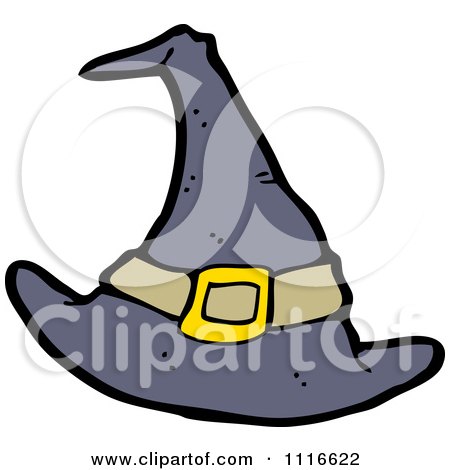 Clipart Pointy Halloween Witch Hat 1 - Royalty Free Vector Illustration by lineartestpilot